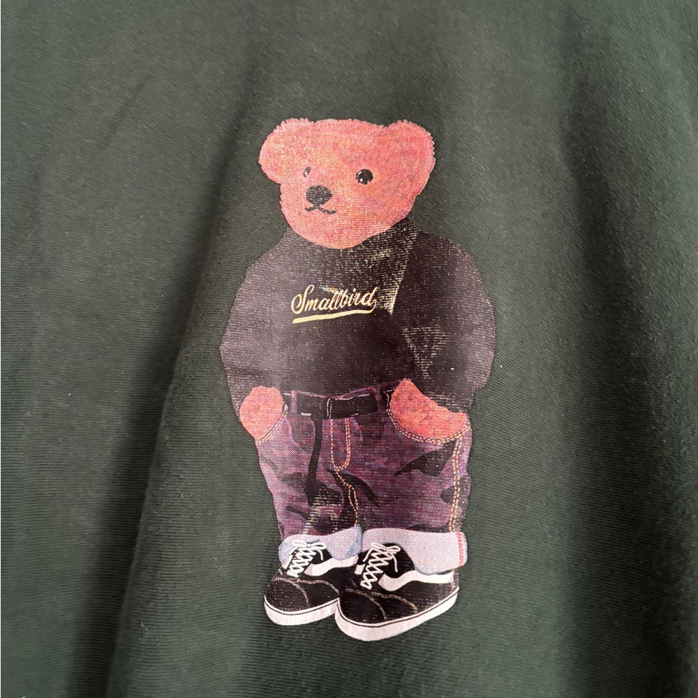 Green Bear Graphic Sweatshirt - Picture 2 of 3